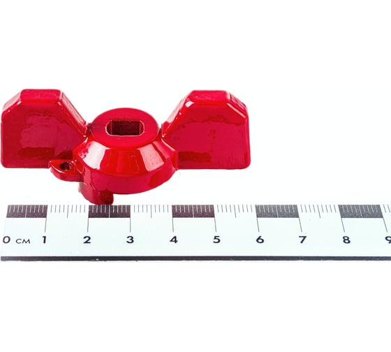 Рукоятка для шарового крана PROFACTOR PF STANDARD бабочка, красный/синий пара 1" PF FBV 2525WH