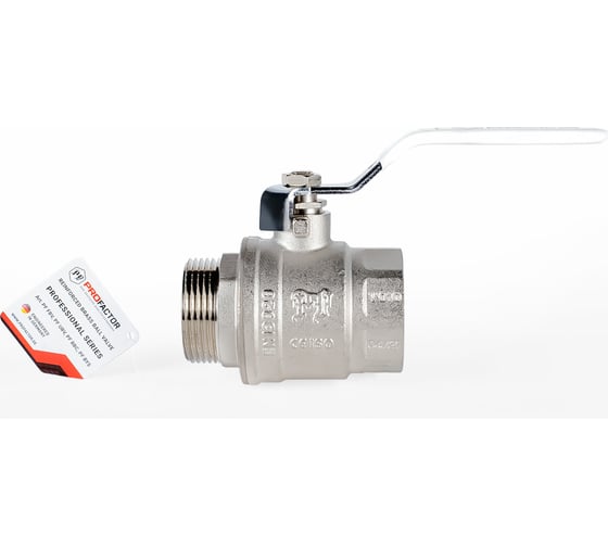Шаровой кран PROFACTOR PF STANDARD ручка рычаг в/н 1 1/4 PF FBV 318