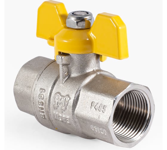Шаровой кран для газа PROFACTOR PF GAS ручка бабочка, в/в 3/4 дюйма PF GBV 334
