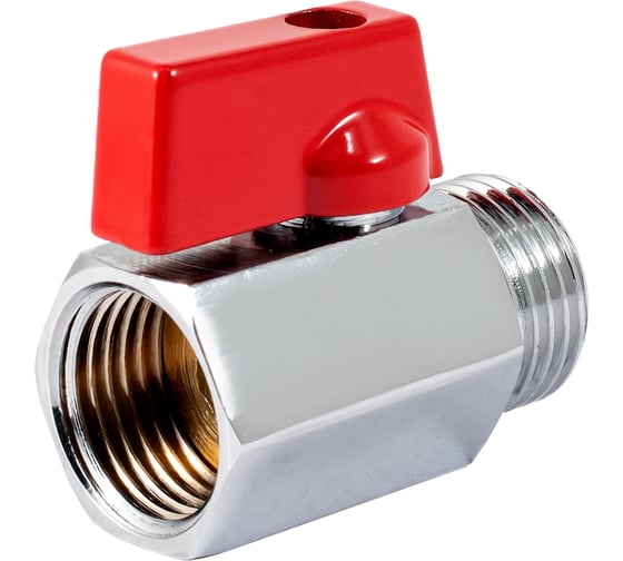 Шаровой кран PROFACTOR PF CHROME MINI для бытовой техники в/н 1/2 PF BMV 352