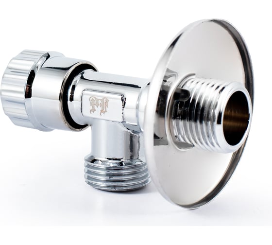 Угловой вентиль для бытовой техники PROFACTOR PF CHROME н/н 1/2 дюйма х 1/2 дюйма PF BAV 362