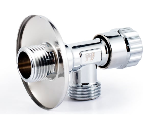 Угловой вентиль для бытовой техники PROFACTOR PF CHROME н/н 1/2 дюйма х 1/2 дюйма PF BAV 362
