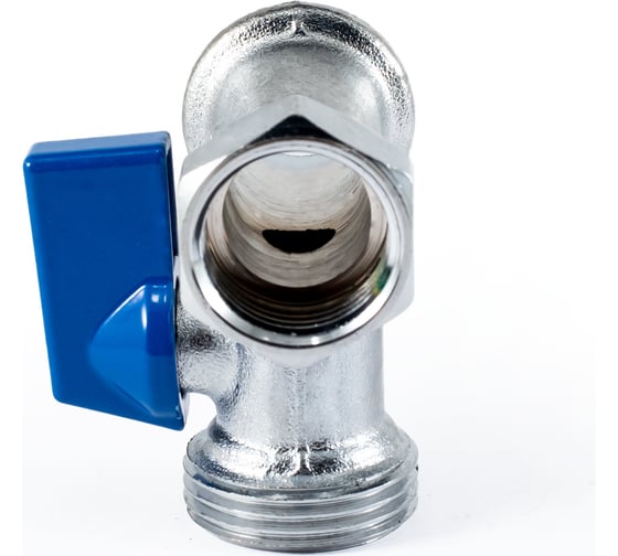 Трёхходовой шаровой кран для бытовой техники PROFACTOR PF CHROME в/н/н 1/2 дюйма х 3/4 дюйма х 1/2 дюйма PF BWV 361