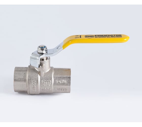 Шаровой кран для газа PROFACTOR PF GAS ручка рычаг, в/в 1/2 дюйма PF GBV 339