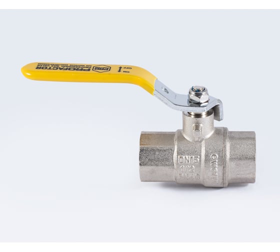 Шаровой кран для газа PROFACTOR PF GAS ручка рычаг, в/в 1/2 дюйма PF GBV 339