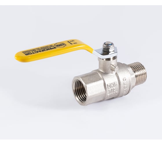 Шаровой кран для газа PROFACTOR PF GAS ручка рычаг, в/н 1/2 дюйма PF GBV 345