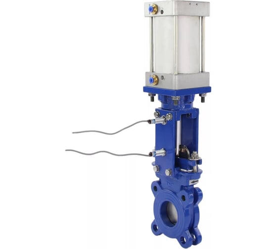 Задвижка DN.ru GGG40-304-EPDM-1W-Fb-2P Ду150 Ру10, пн.привод, WENZ, индукционные датчики 24VDC D040-09720 1