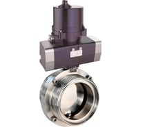 Затвор дисковый DN.ru 304-304-EPDM-2W-T-H Ду65 Ру10 резьбовой, электропривод 220В D050-81303