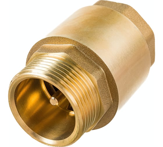 Обратный клапан WWSYSTEM пружинный муфтовый, 1 1/4 " с металлическим затвором К0114ВН