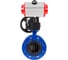 Затвор дисковый DN.ru GGG40-304-EPDM-2W-F-H Ду100 Ру16 пневмопривод DA-105, ручной дублёр HDM-3 D050-56481 1