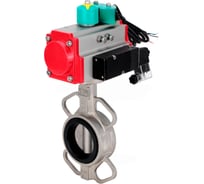 Затвор дисковый 304-304-VITON-2W-Fb-H Ду50 Ру16, пневмопривод DA-065, пневмораспределитель 220VAC, магнитный переключатель МППП-200 DN.ru D050-84816