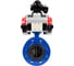 Затвор дисковый DN.ru GGG40-304-EPDM-2W-F-H Ду125 Ру16 пневмопривод DA-130, пневмораспределитель (2EM) 220VAC, БКВ LSB-210 D050-56161 1