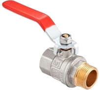 Кран шаровый AXIS ARROWHEAD ручка рычаг, ВН-НР, никелированный, PN40 1 114044