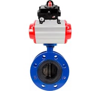Затвор дисковый DN.ru GGG40-304-EPDM-2W-F-H Ду200 Ру16 пневмопривод DA-140, БКВ LSB-410 D050-56239