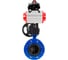 Затвор дисковый DN.ru GGG40-304-EPDM-2W-F-H Ду200 Ру16 пневмопривод DA-140, БКВ LSB-410, ручной дублёр HDM-4 D050-56442 1