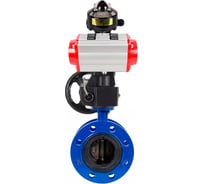 Затвор дисковый DN.ru GGG40-304-EPDM-2W-F-H Ду50 Ру16 пневмопривод DA-105, БКВ LSB-510, ручной дублёр HDM-3 D050-56471