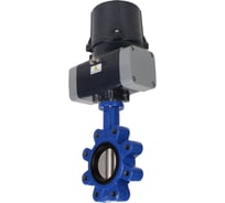 Затвор дисковый DN.ru QT450-304-EPDM-2W-Fb-H Ду150 Ру16 LUG, электропривод ЭПВП-020 220В D050-81263
