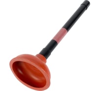 Вантуз для раковины/ванны Vidage 10.5 см, с пластиковой ручкой, цвет: красный, черный 0921008