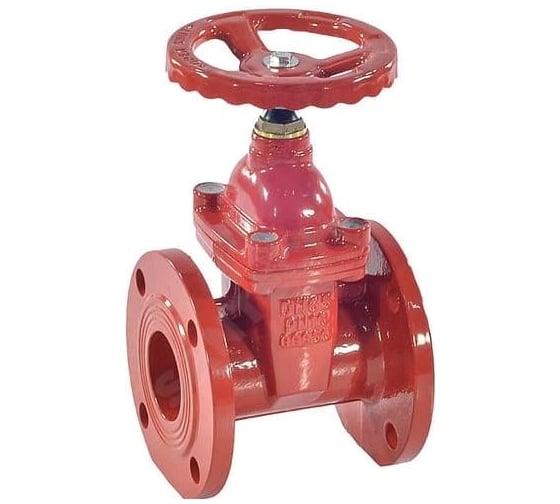 Задвижка клиновая 30ч39р ду300 ру16 аналог мзвг чугунная, силикон, невыдвижной шток DN.ru D040-05554 1