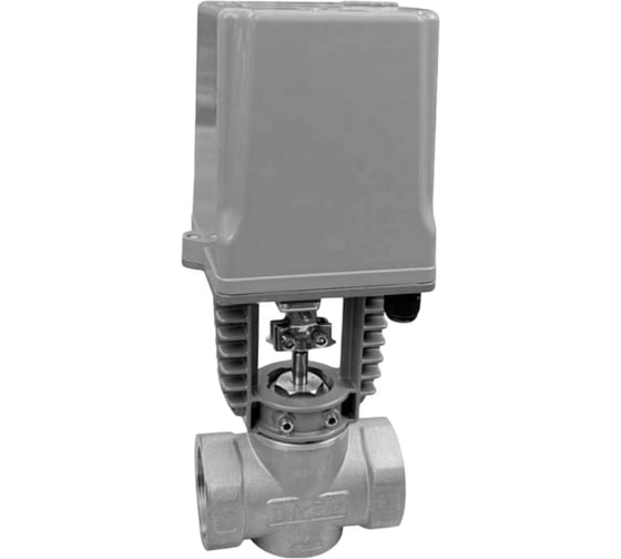 Клапан регулирующий DN.ru 2-ходовой 25нж945нж 304-M-LED-T 2 Ду50 Ру25 Kvs30 с электроприводом DAV-430-1500/80-25-220В-IP54 D230-11112 1