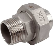 Американка NEWKEY c/нр нержавеющая сталь AISI304 DN25 (1), (CF8), PTFE, PN16 NK-AW/M25/4