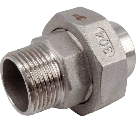 Американка NEWKEY c/нр нержавеющая сталь AISI304 DN25 (1), (CF8), PTFE, PN16 NK-AW/M25/4