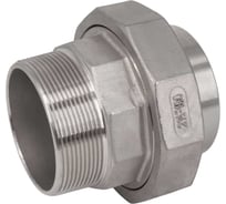Американка NEWKEY c/нр нержавеющая сталь AISI304 DN65 (2_1/2), (CF8), PTFE, PN16 NK-AW/M65/4