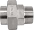 Американка NEWKEY c/нр нержавеющая сталь AISI304 DN32 (1_1/4), (CF8), PTFE, PN16 NK-AW/M32/4 3