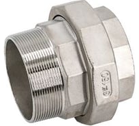 Американка NEWKEY нр/вр нержавеющая сталь AISI316 DN80 (3), (CF8M), PTFE, PN16 NK-ADM80/6