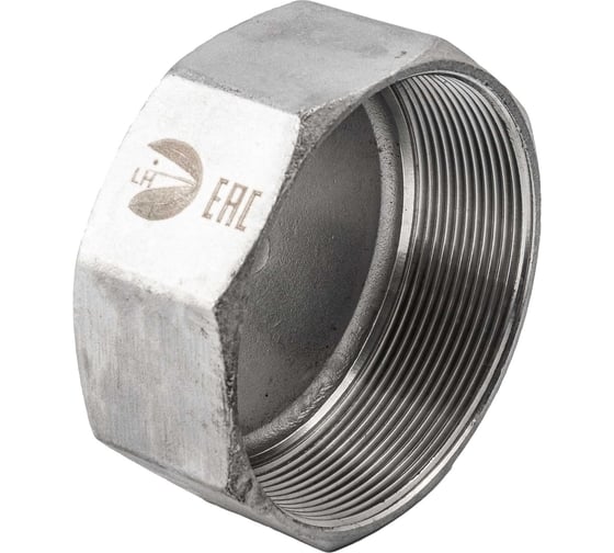 Заглушка NEWKEY В/Р 6-ти гранная нержавеющая сталь AISI304 DN80 (3), (CF8), PN16 NK-DTP80/4 1