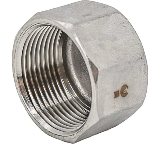 Заглушка NEWKEY В/Р 6-ти гранная нержавеющая сталь AISI304 DN32 (1_1/4), (CF8), PN16 NK-DTP32/4