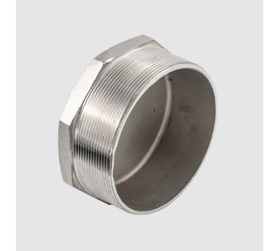 Заглушка NEWKEY Н/Р 6-ти гранная нержавеющая сталь AISI304 DN50 (2), (CF8), PN16 NK-DT50/4 1