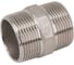 Ниппель резьбовой NEWKEY нержавеющая сталь AISI304 DN32 (1_1/4), (CF8), PN16 NK-NM32/4 1