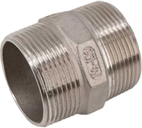 Ниппель резьбовой NEWKEY нержавеющая сталь AISI304 DN40 (1_1/2), (CF8), PN16 NK-NM40/4