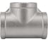 Тройник NEWKEY внутренняя резьба, нержавеющий, AISI316 DN32 (1_1/4), (CF8M), PN16 NK-DTF32/6 2
