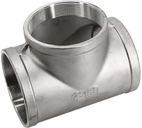 Тройник NEWKEY внутренняя резьба, нержавеющий, AISI304 DN 100 (4), (CF8), PN16 NK-DTF100/4