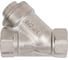 Обратный клапан NEWKEY муфтовый Y-тип нержавеющий, AISI304 DN15 (1/2), (CF8), PN64 NK-YC15/4 3