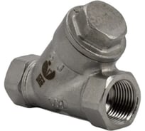 Обратный клапан NEWKEY муфтовый Y-тип нержавеющий, AISI304 DN25 (1), (CF8), PN64 NK-YC25/4