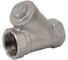 Обратный клапан NEWKEY муфтовый Y-тип нержавеющий, AISI304 DN32 (1_1/4), (CF8), PN40 NK-YC32/4 1