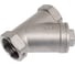 Обратный клапан NEWKEY муфтовый Y-тип нержавеющий, AISI304 DN40 (1_1/2), (CF8), PN40 NK-YC40/4 2