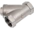 Обратный клапан NEWKEY муфтовый Y-тип нержавеющий, AISI304 DN40 (1_1/2), (CF8), PN40 NK-YC40/4 3