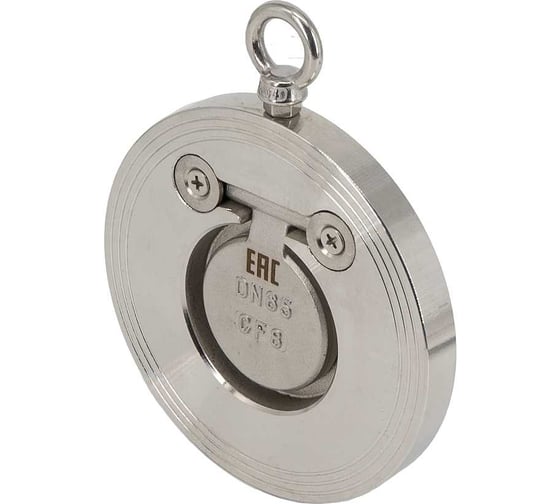 Обратный клапан NEWKEY межфланцевый хлопушка нержавеющий, AISI304 DN65 (2_1/2), (CF8), PN40 NK-CSD65/4 1