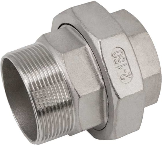 Американка NEWKEY нр/вр нержавеющая, AISI316 DN50 (2), (CF8M), PTFE, PN16 NK-ADM50/6