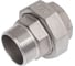 Американка NEWKEY нр/вр нержавеющая, AISI304 DN40 (1_1/2), (CF8), PTFE, PN16 NK-ADM40/4 3