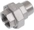 Американка NEWKEY нр/вр нержавеющая, AISI304 DN25 (1), (CF8), PTFE, PN16 NK-ADM25/4 2