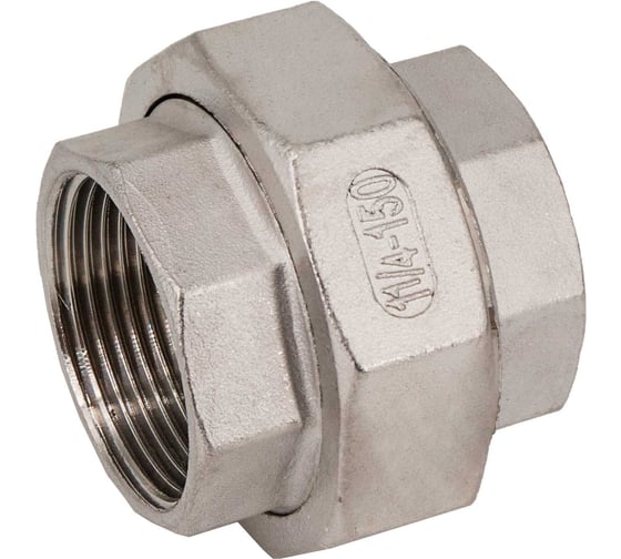Американка NEWKEY вр/вр нержавеющая, AISI316 DN32 (1_1/4), (CF8M), PTFE, PN16 NK-ADD32/6