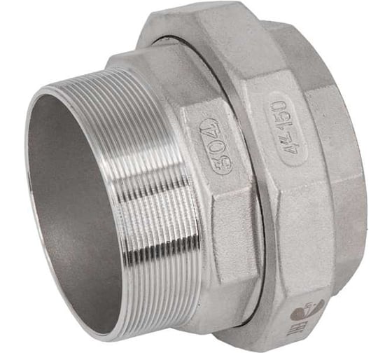 Американка NEWKEY нр/вр нержавеющая, AISI304 DN 100 (4), (CF8), PTFE, PN16 NK-ADM100/4