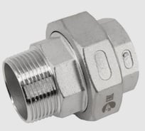 Американка NEWKEY нр/вр нержавеющая, AISI304 DN80 (3), (CF8), PTFE, PN16 NK-ADM80/4