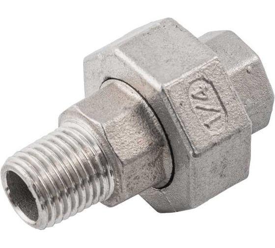 Американка NEWKEY нр/вр нержавеющая, AISI316 DN 8 (1/4), (CF8М), PTFE, PN16 NK-ADM8/6