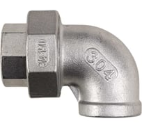Американка угловая NEWKEY вр/вр нержавеющая сталь AISI304 DN20 (3/4), (CF8), PTFE, PN16 NK-ADY20/4